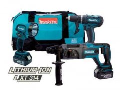 MAKITA LXT314 sada BHP452 + BHR241 + BML185
