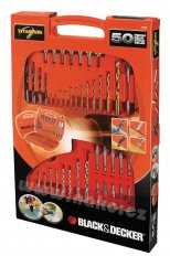 BLACK&DECKER A7066 sada bitů a vrtáků - 50dílů