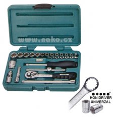 HONITON H1120 sada hlavic 1/4" HONIDRIVER (20 dílů)