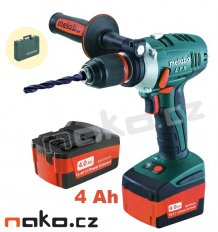 Metabo BS 14,4 LTX Impuls aku vrtačka 14,4V, 2x 4,0Ah !