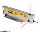 DeWALT DW099P LASEROVÁ 3-BODOVÁ VODOVÁHA + nůž