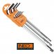 NEO TOOLS sada imbus klíčů 1,5-10 magnetických 9 dílů, 09-515