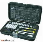 PROTECO SN-14-A22 sada hlavic 1/4" 41 dílů