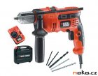 BLACK&DECKER CD714CRESKD vrtačka příklepová 710W