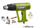EXTOL CRAFT pistole horkovzdušná s příslušenstvím 411022