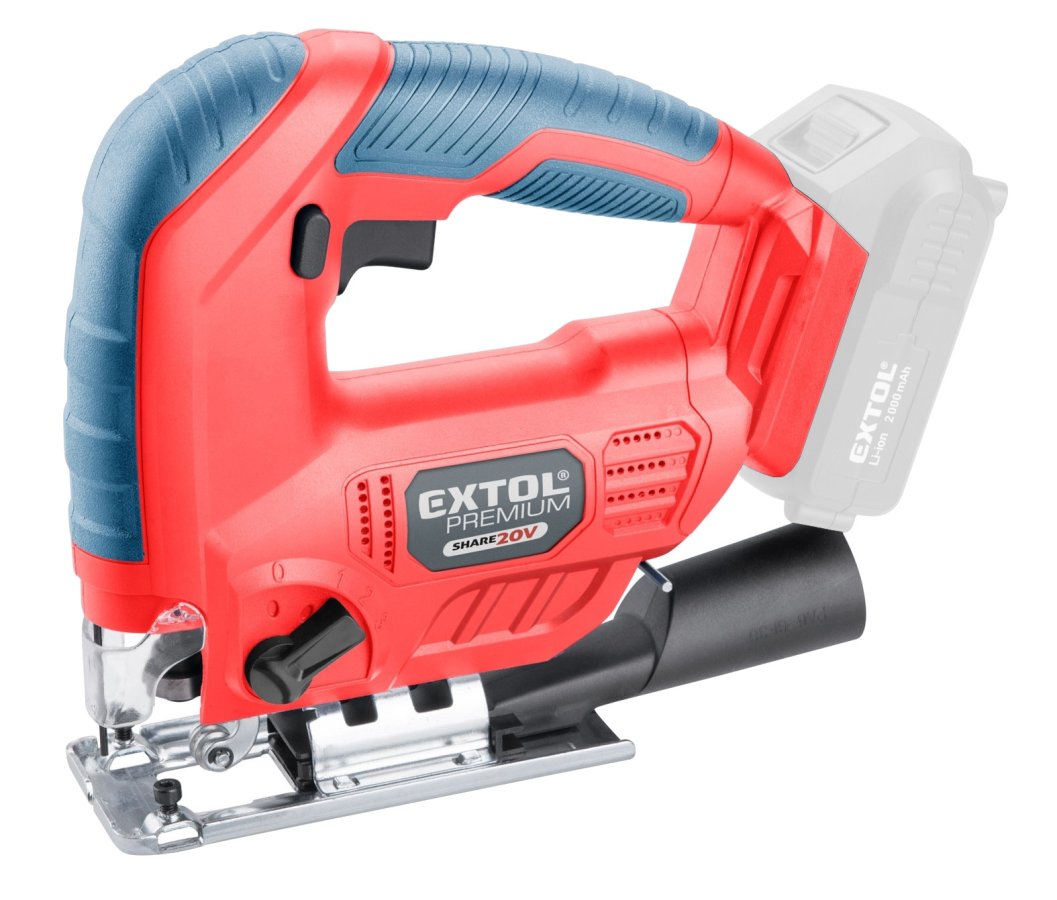 EXTOL PREMIUM 8891825 aku přímočará pila SHARE20V, 20V LiIon, bez akumulátoru