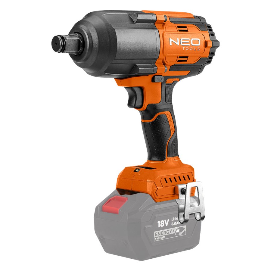 NEO TOOLS 04-618 aku rázový utahovák Energy+ 1/2" 1100Nm 18V LiIon bezuhlíkový bez aku Obrázek