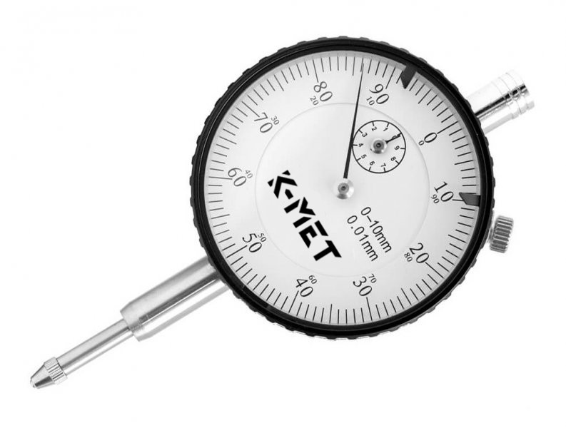 KINEX úchylkoměr číselníkový 1155-02-010, 0-10 mm/60 mm/0,01 mm, ČSN EN ISO 463, ČSN 25 18