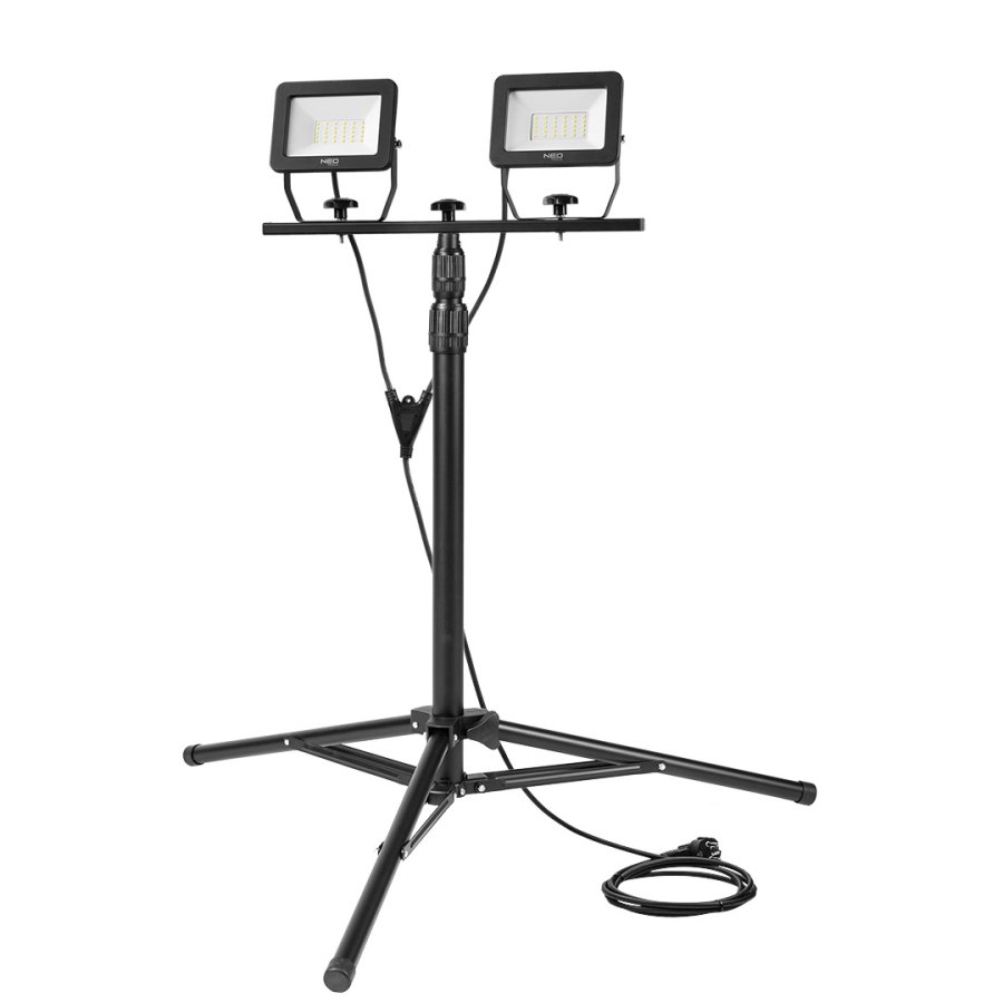 NEO TOOLS 99-061 LED dvojitý reflektor 5400lm 2x30W se stativem 1,8m