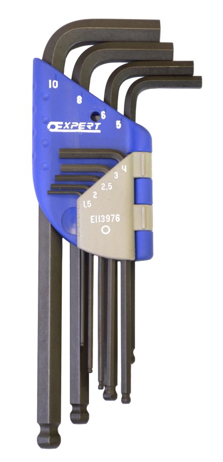 TONA EXPERT E113976 9dílná sada klíčů INBUS s kuličkou