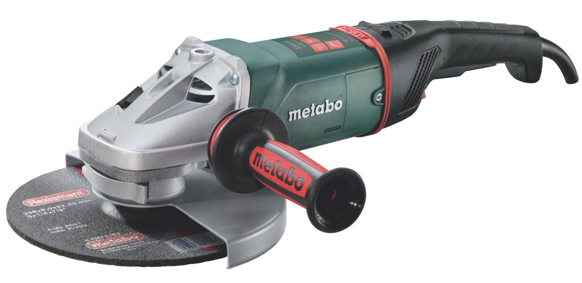 METABO WE 22-230 MVT 2200W/230mm úhlová bruska s antivibračním systémem / SoftStart / KickBack Obrázek