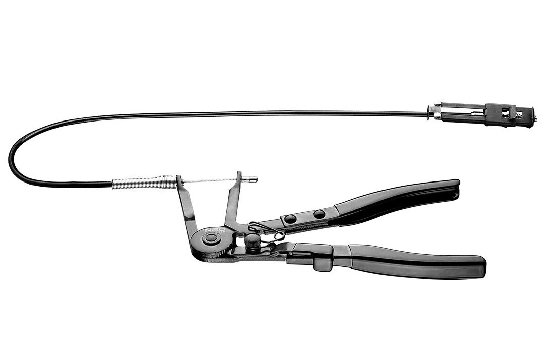NEO TOOLS 11-221 kleště na hadicové spony 0-45mm, bowden 630mm
