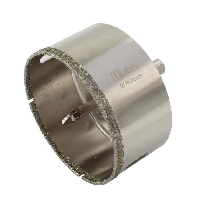 KUBIS 07-02-5080 dia korunka 80mm KERAMIK PLUS se stopkou a středicím vrtákem na obklady