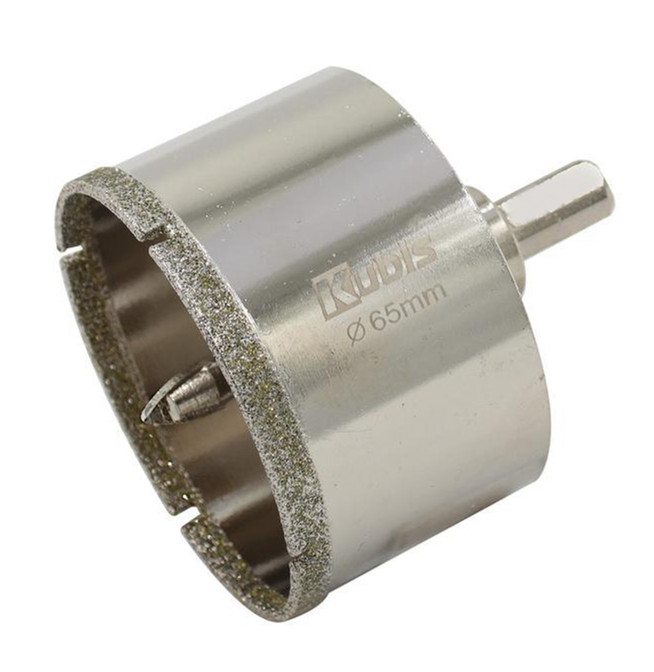 KUBIS 07-02-5065 dia korunka 65mm KERAMIK PLUS se stopkou a středicím vrtákem na obklady