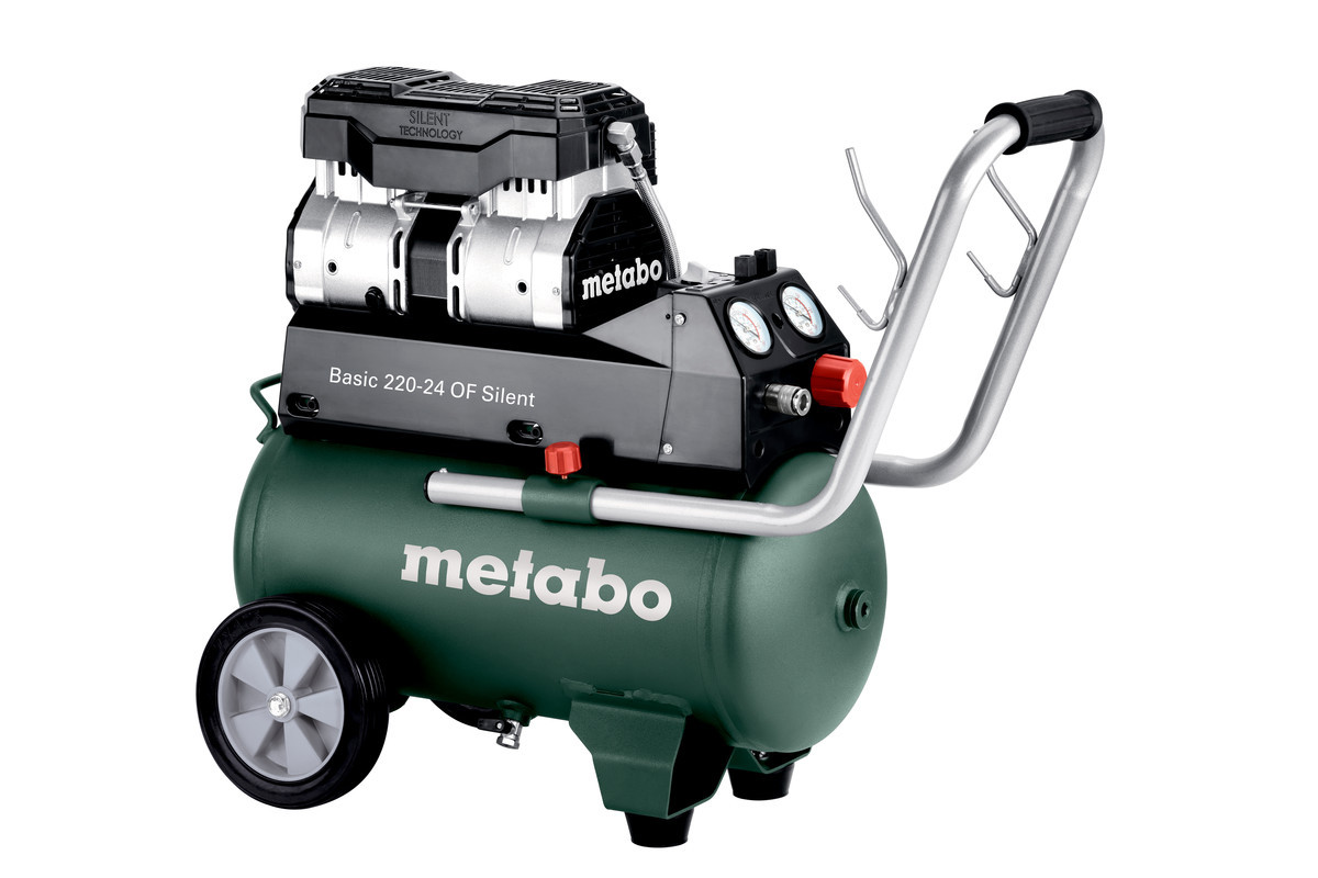 METABO Basic 220-24 OF Silent tichý kompresor 24 l