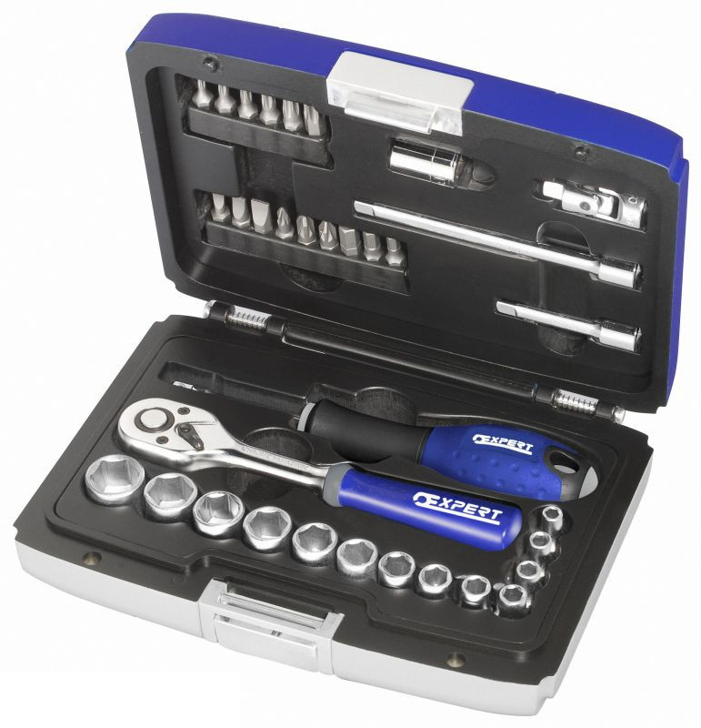 TONA EXPERT E194672 34dílná sada 1/4" nářadí Obrázek