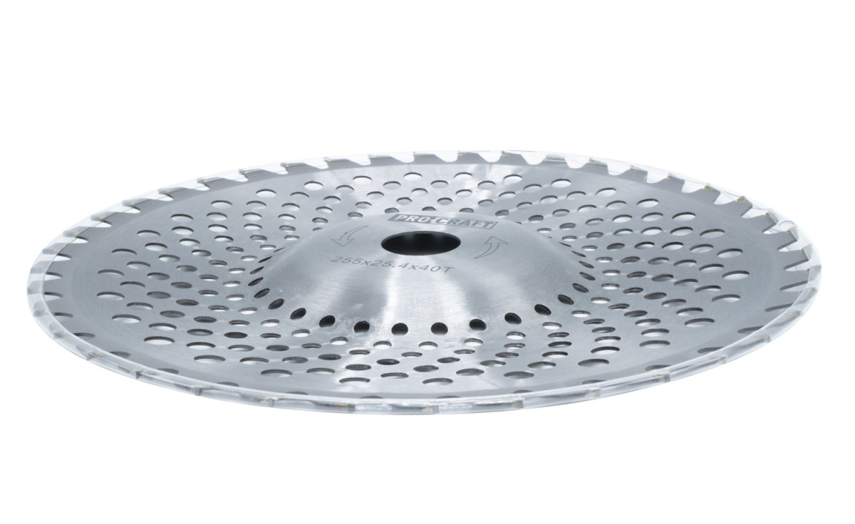 Levně PROCRAFT H/P-1 pilový kotouč do křovinořezu 255x25.4mm 40Z zaoblený