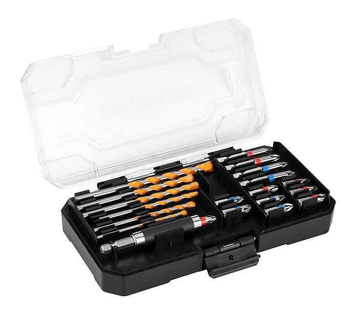 Levně GRAPHITE 56H611 sada bitů PH, PZ a vidiových vrtáků 20ks
