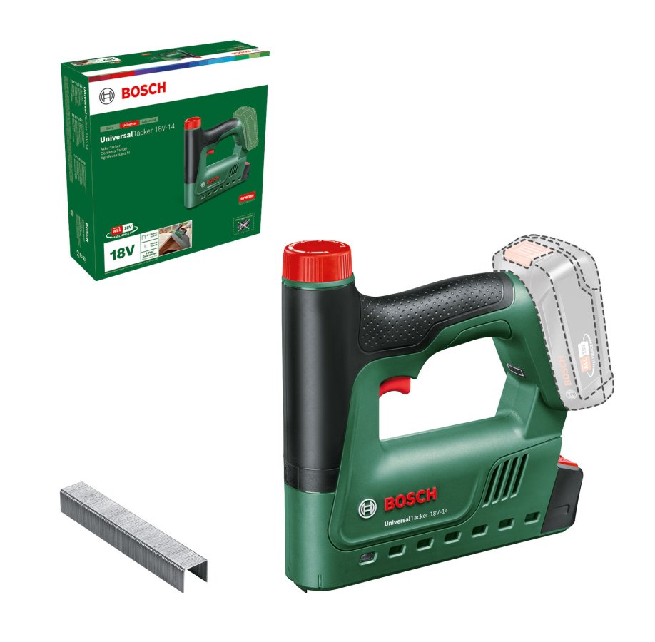 BOSCH UniversalTacker 18V-14 (bez aku) akumulátorová sponkovačka Power for ALL
