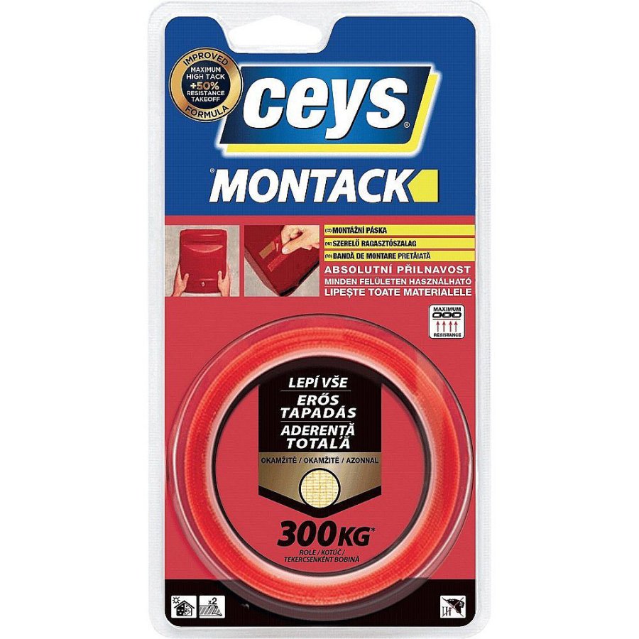 Montážní páska oboustranná Ceys Montack 2,5 x 19 mm