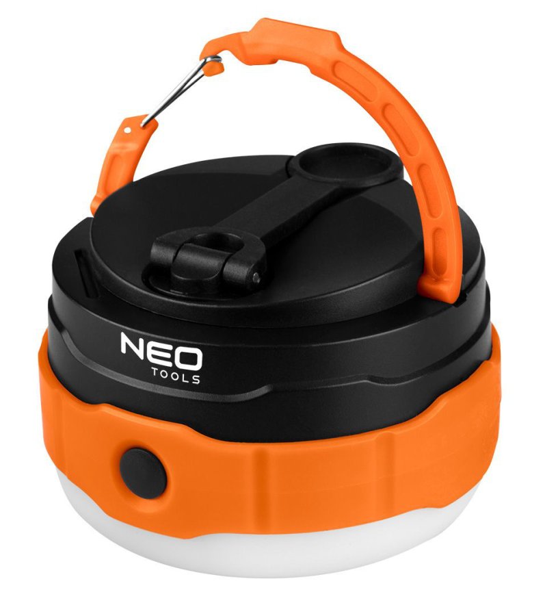 NEO TOOLS 99-118 kemping lampa s powerbankou 2Ah COB LED 500lm USB a dynamo nabíjení