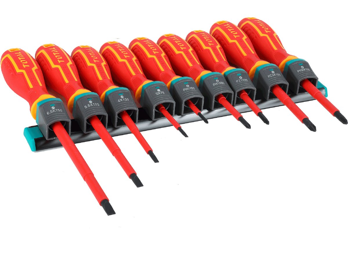 TOTAL THKIST3062 sada izolovaného elektrikářského nářadí VDE 1000V 6ks industrial Obrázek