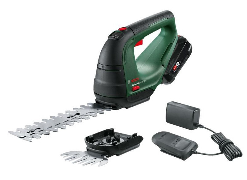 BOSCH AdvancedShear 18V-10 (1x2Ah) aku nůžky na keře a trávu Power for ALL