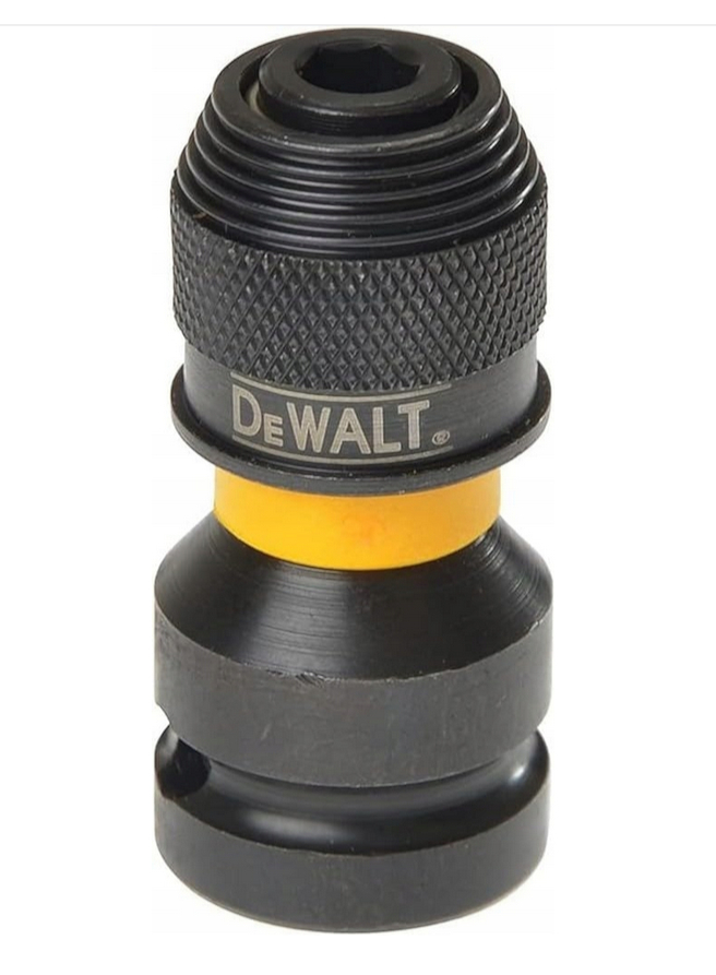 DeWALT DT7508 rázový adaptér 1/2" čtyřhran na bity 1/4"