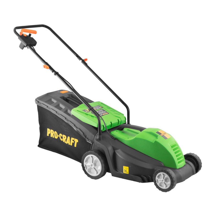 Levně PROCRAFT NM1800 elektrická sekačka na trávu 36cm,1500W