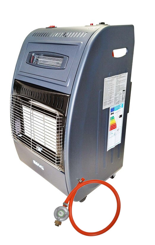 MAGG 110158 kombinovaná plynová 4,2kW a elektrická kamna 1,5kW s ventilátorem