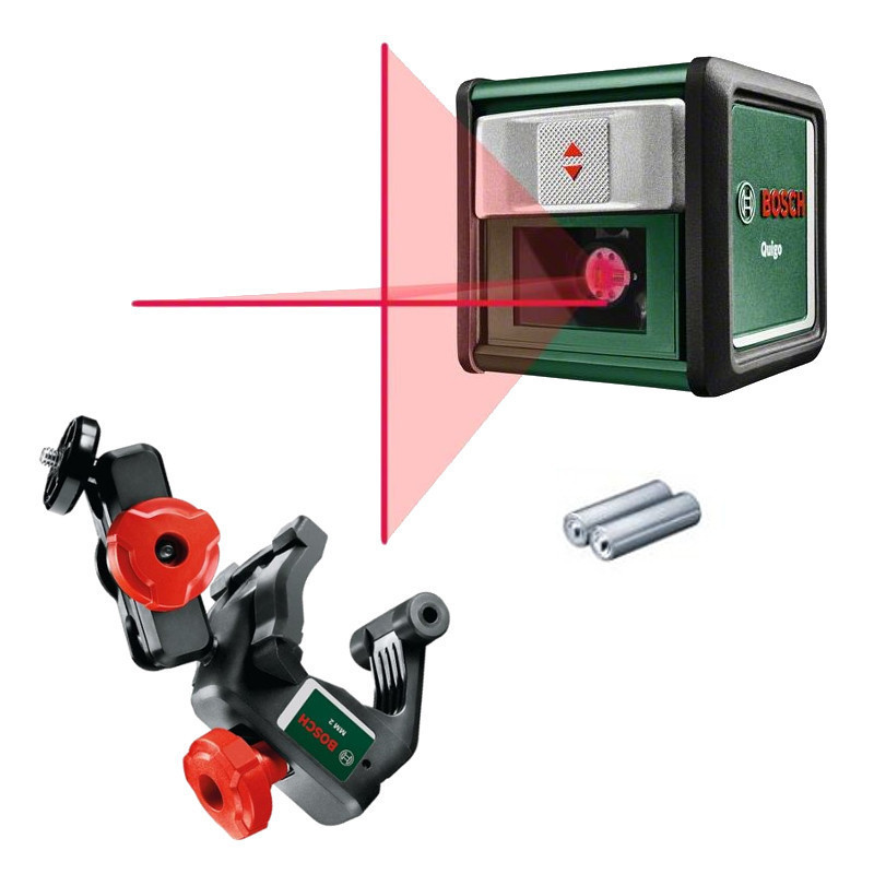 Levně BOSCH Quigo samonivelační křížový laser červený 0603663503