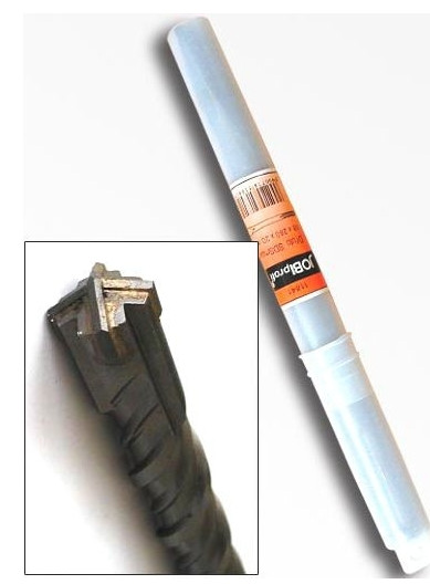 STAVTOOL Vrták vidiový SDS PLUS, 4 břity | 22x600 mm