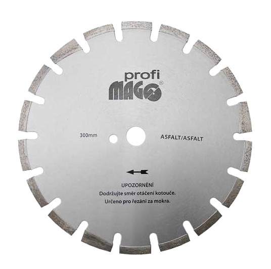 MAGG Profi DKS300 diamantový kotouč segmentový 300x25,4mm na asfalt