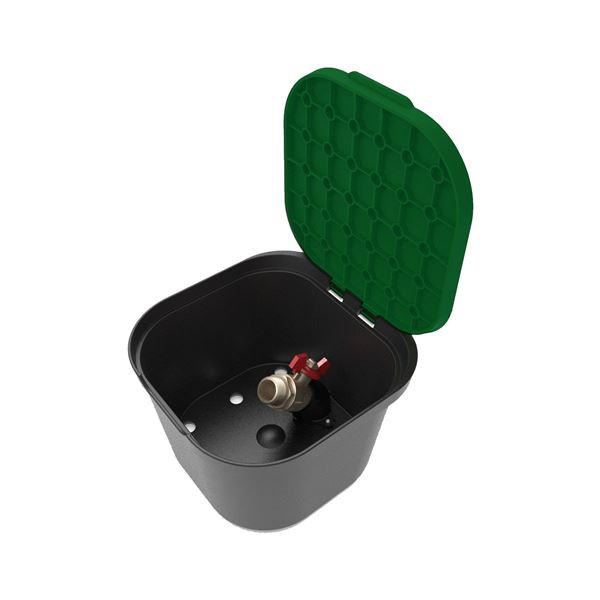 Levně BERGO DSO šachta včetně 3/4" kulového ventilu se zeleným víkem 002024813