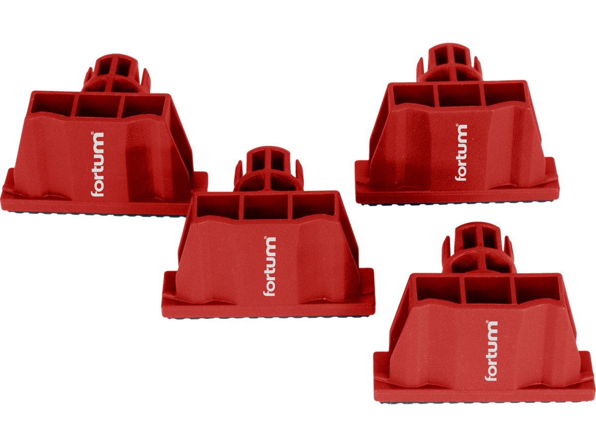 Levně FORTUM 4759993 zarážky vymezovací k multif. stolům s otvory 20mm sada 4ks