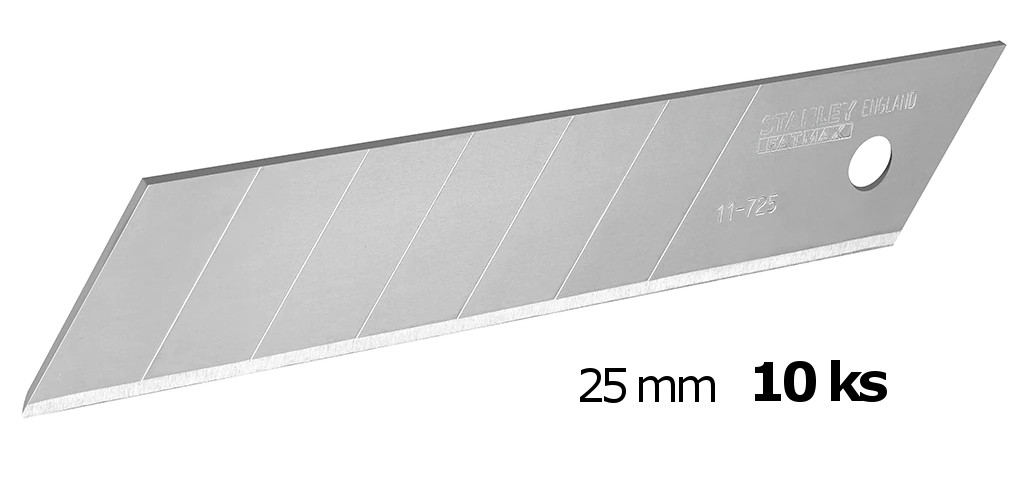 STANLEY 2-11-725 Fatmax 25mm ulamovací čepel - 10 ks
