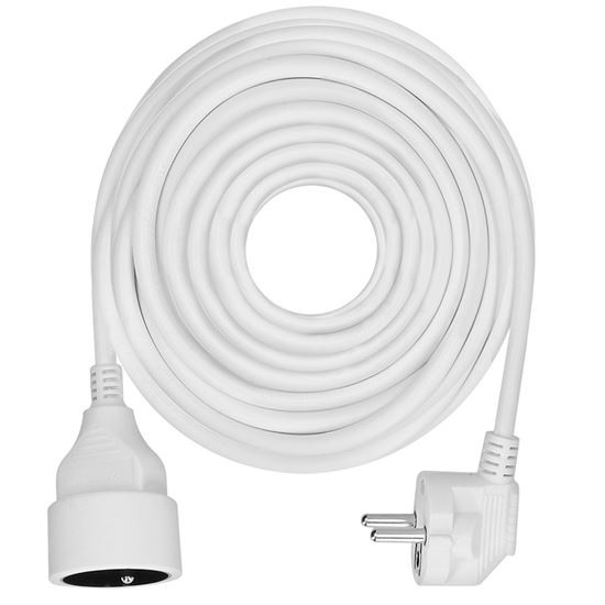 SOLIGHT PS06 prodlužovací kabel - spojka, 1 zásuvka, 10m, 3 x 1,5mm2, bílá