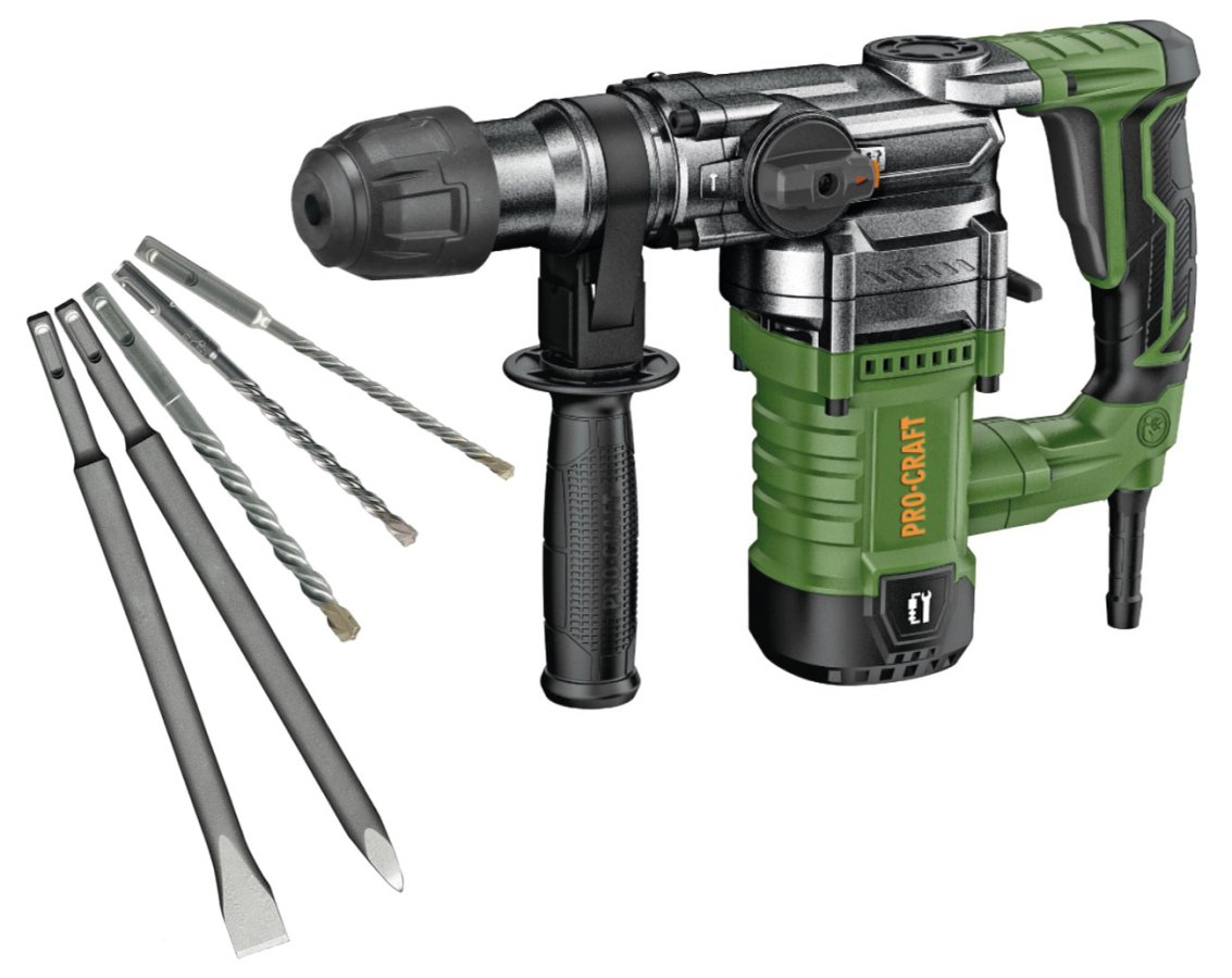 PROCRAFT BH1300 kombinované vrtací a sekací kladivo SDS+ 4,5J
