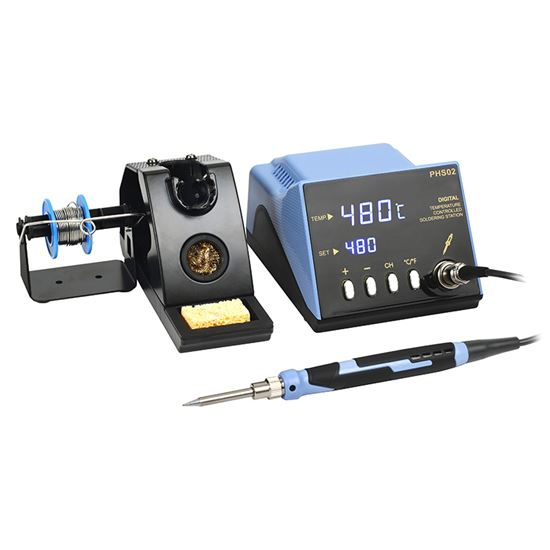 SOLIGHT PHS02 stanice pájecí s LCD a elektronickou regulací teploty 70W