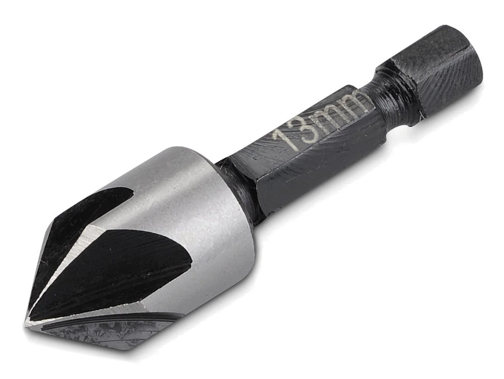 KREATOR KRT011202 záhlubník 13 mm kuželový do dřeva s šestihrannou stopkou 1/4"