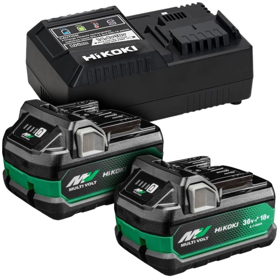HiKOKI UC18YSL3 WHZ startovací set nabíječka + 2x baterie BSL36A18X LiIon 36/18V 2,5/5Ah Obrázek