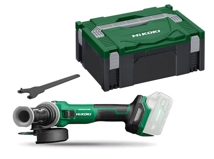 HiKOKI G1813DEW2Z aku úhlová bruska bezuhlíková 125mm 18V, Hitbox, bez aku