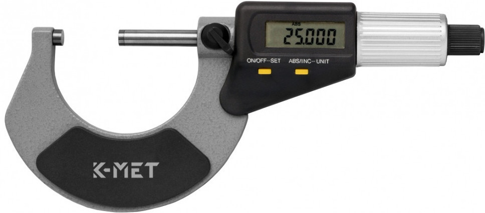 KINEX mikrometr třmenový digitální  25-50mm, 0,001mm, 7031