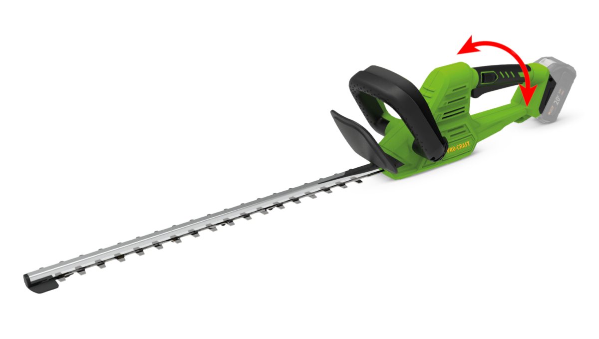 PROCRAFT PZA26 zahradní aku plotostřih 55cm LiIon 20V bezuhlíkový, bez aku (PZA26bb)