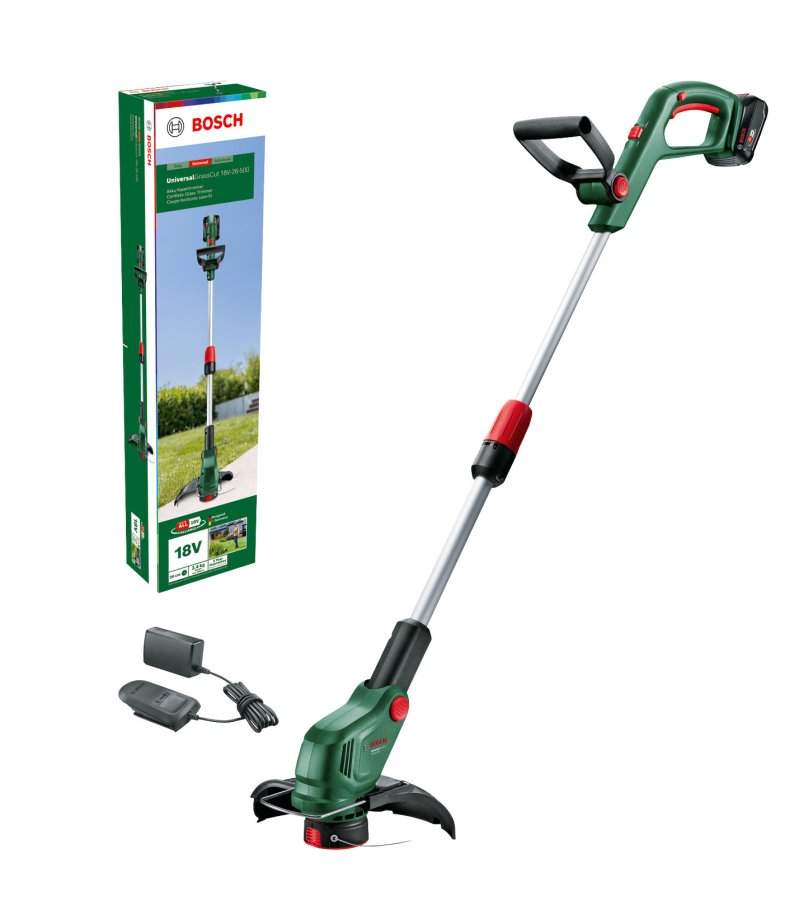 BOSCH UniversalGrassCut 18V-26-500 (1x2,0 Ah) 18V aku strunová sekačka