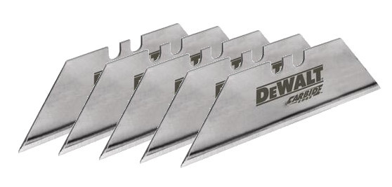 DeWALT karbidová čepel pro vysunovací nůž (5ks)