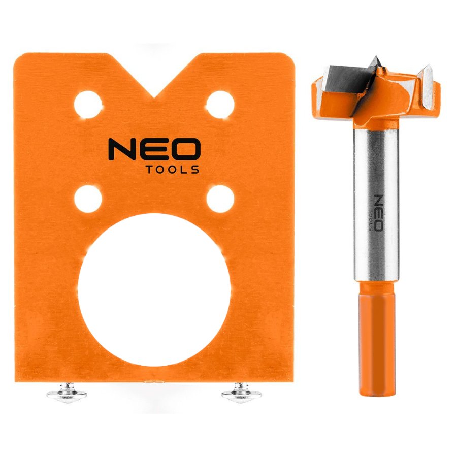 NEO TOOLS 57-002 sukovník 35mm a šablona na nábytkové panty