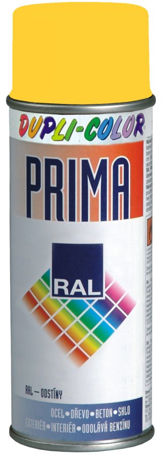 DUPLI-COLOR PRIMA RAL 1021 žlutá hořčičná 400ml