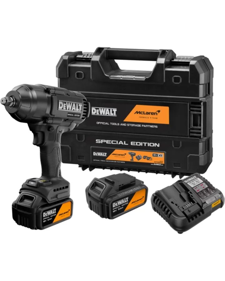 DeWALT DCF99MP2T aku rázový utahovák 1/2" bezuhlíkový XR LiIon 18V 2x 5Ah McLaren F1