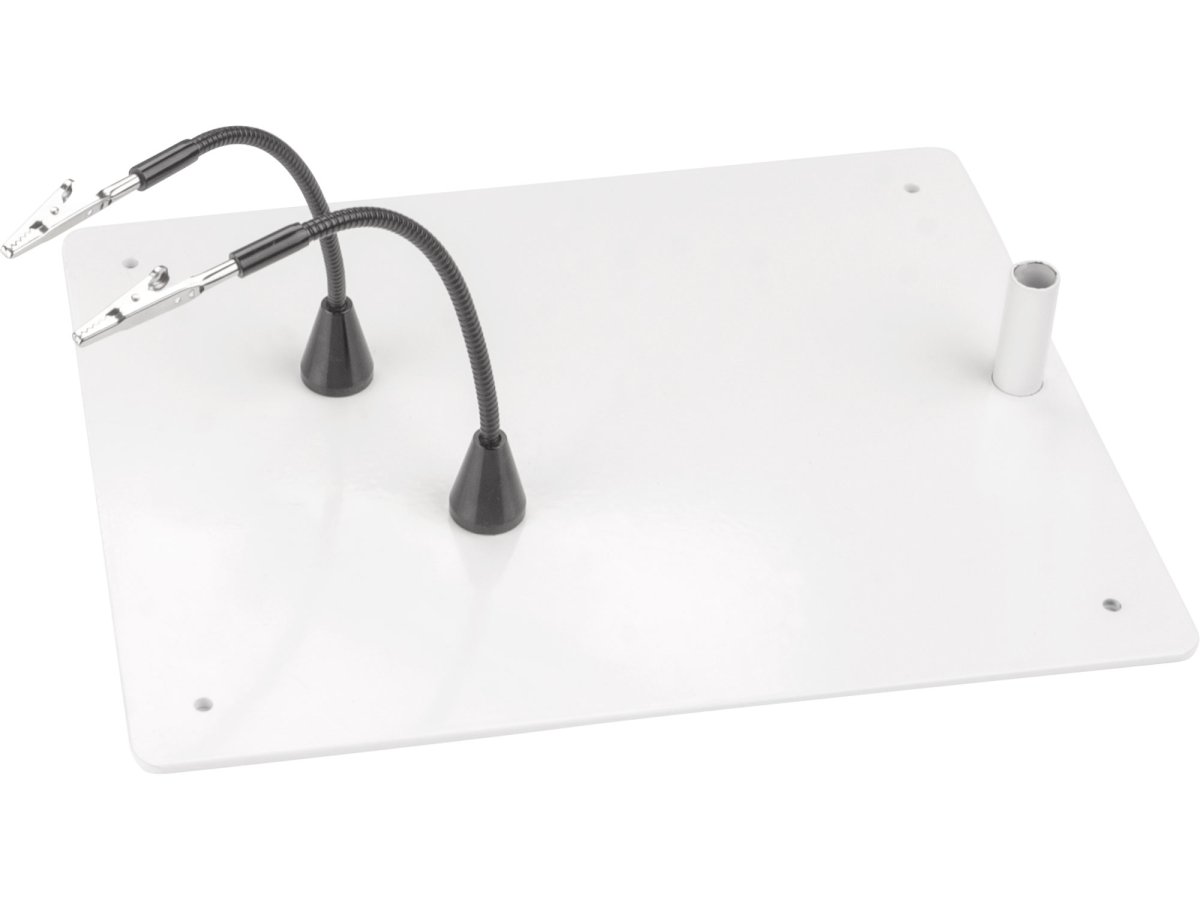 EXTOL LIGHT 43162A základna s držáky pro stolní lupu